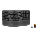 LOGITECH Wave Keys for Business juhtmevaba klaviatuur Bluetooth 5.1 LE QWERTY grafiit (PAN)