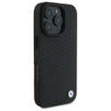 BMW BMHMP16L23RDDK iPhone 16 Pro 6.3" black/black hardcase Sign Leather Diamond Metal Logo MagS