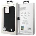 BMW BMHMP16L23RDDK iPhone 16 Pro 6.3" black/black hardcase Sign Leather Diamond Metal Logo MagS
