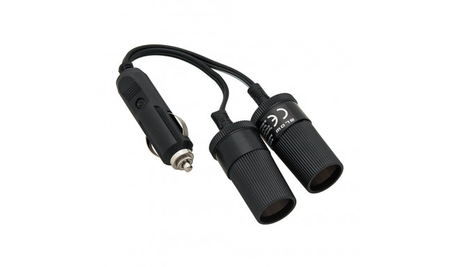 96-868# auto sigaretisüütaja jagaja 1x pistik/2x pesa + kaabel cs-25