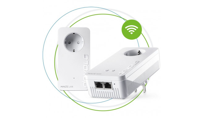 devolo Magic 1 WiFi 2-1-2 Starter Kit, Powerline (two adapters)