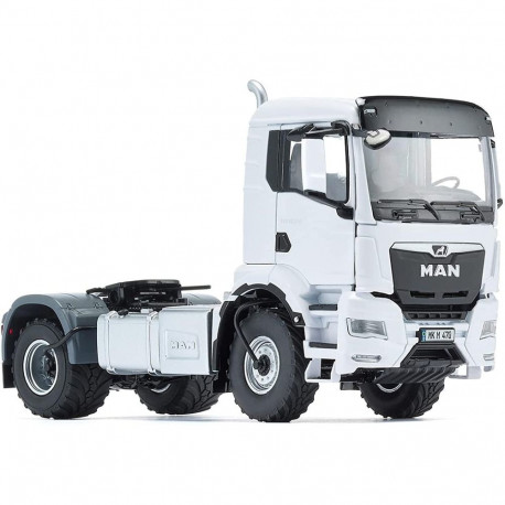 Wiking MAN TGS 18.510 4x4 BL 2-axle tractor, model vehicle (white)