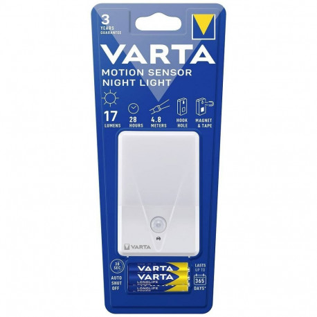 VARTA motion sensor night lamp 16624 + 3 x bateries R3 (AAA)