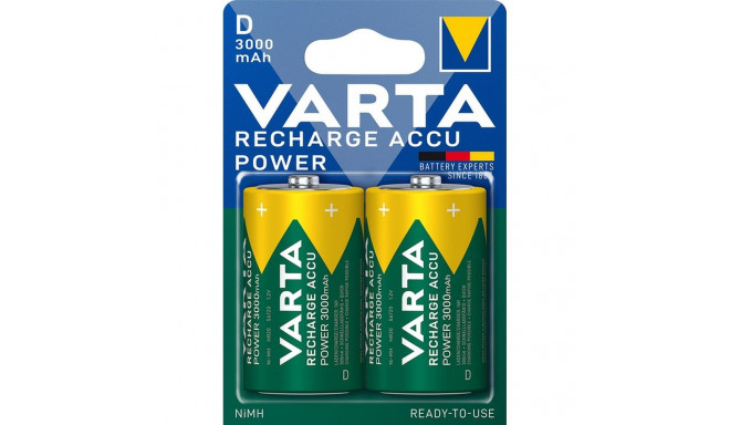VARTA rechargeable battery R20 (Type D) 3000mAh Accu Power 2 pcs