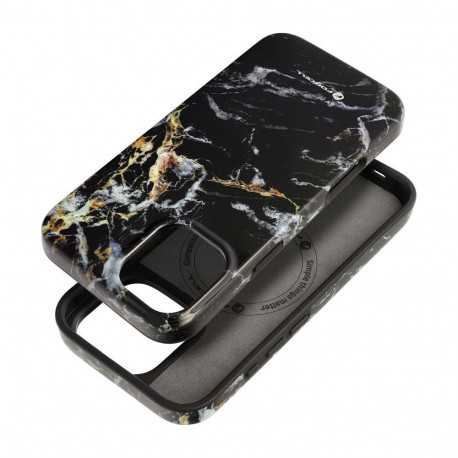 Case for iPhone 16 PLUS Forcell F-Protect Mirage compatible with Magsafe Military Drop-Test black ma