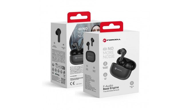 FORCELL F-AUDIO TWS Bass Engine wireless headphones bluetooth TWS ANC + ENC + TUYA APP black