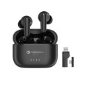 FORCELL F-AUDIO Super Clear Calls wireless headphones bluetooth TWS ANC + ENC + DONGLE black