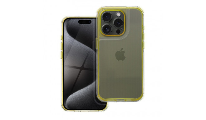 Case for iPhone 14 PRO Matrix Clear yellow