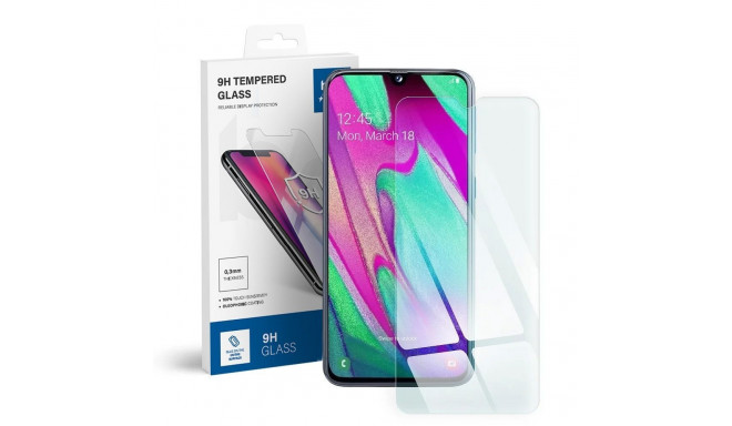 Tempered glass to Samsung Galaxy A40 Blue Star