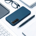 SILICONE case for SAMSUNG A20E blue
