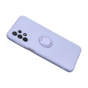 SILICONE RING case for SAMSUNG A34 5G violet