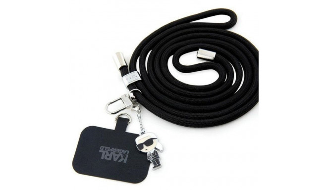 KARL LAGERFELD hand strap KLUCNMSCKIK (Crossbody Cord Ikonik) black