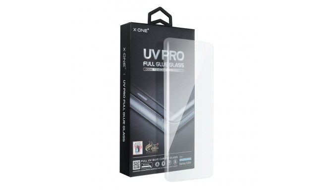 UV PRO Tempered Glass X-ONE - for Samsung Galaxy S23 Ultra (case friendly) - working fingerprint sen