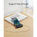 VEGER powerbank 5 000 mAh with built-in connector Type C PD QC3.0 3A 20W PlugOn (W0556) black