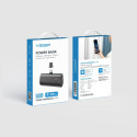 VEGER powerbank 5 000 mAh with built-in connector Type C PD QC3.0 3A 20W PlugOn (W0556) black