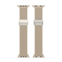 DUX DUCIS strap MIXTURE PRO stretchable braided for Apple Watch 38 / 40 / 41 mm beige