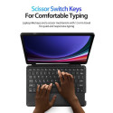 DUX DUCIS case DK foldable with Wireless Keyboard for SAMSUNG Tab S9 black