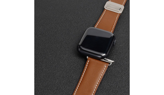 DUX DUCIS strap YA genuine leather for Apple Watch 38 / 40 / 41 mm brown