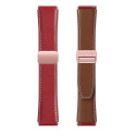 DUX DUCIS strap YA genuine leather for Apple Watch 42 / 44 / 45 / 49 mm red