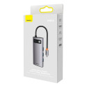 BASEUS adapter HUB 6in1 Type C WKWG030013/BS-OH040 0,15 m gray