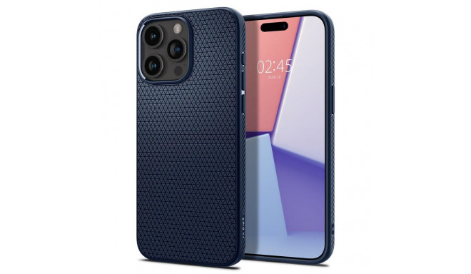 SPIGEN case LIQUID AIR for IPHONE 15 Pro navy blue