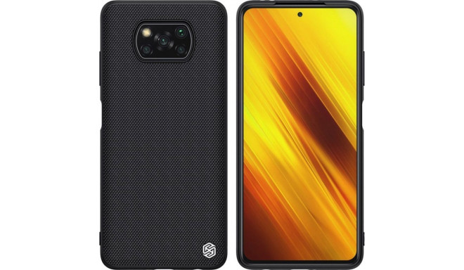 Nillkin Case Nillkin Textured Xiaomi Poco X3 NFC (Black) universal