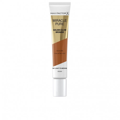 MAX FACTOR MIRACLE PURE bronceador #001-Light to Medium 15 ml