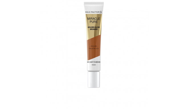 MAX FACTOR MIRACLE PURE bronceador #001-Light to Medium 15 ml
