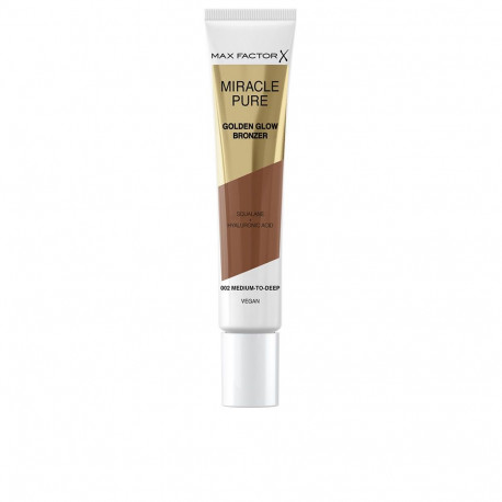MAX FACTOR MIRACLE PURE bronceador #002-Medium to Deep 15 ml