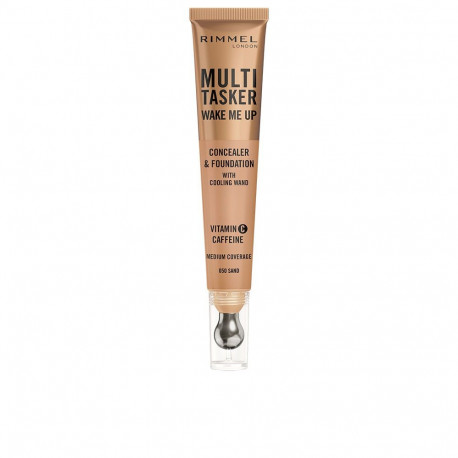Rimmel London peitekreem ja jumestuskreem Multitasker Wake Me Up 20ml, Sand