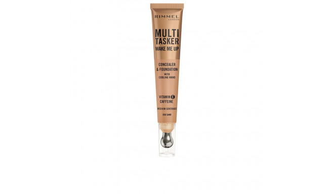 RIMMEL LONDON MULTITASKER WAKE ME UP corrector y base de maquillaje #Sand 20 ml