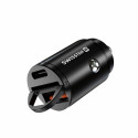Swissten 30W Nano Metal Car Charger Adapter with 30W PD / SCP