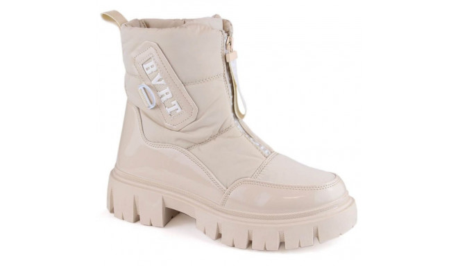 Filippo W PAW498B insulated zippered snow boots, beige (40)