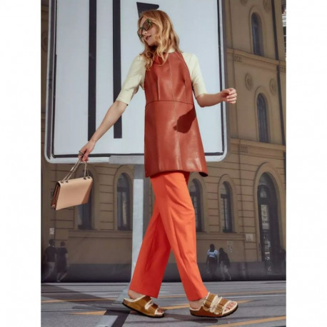 Birkenstock Arizona Shearling Mink W 1001135 Flip-Flops (42)