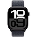 "Apple Watch Series 10 GPS 42mm Jet Black Aluminium Case with Ink Sport Loop"