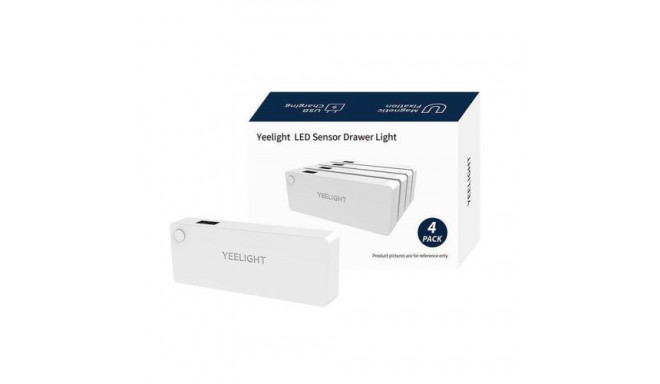 Xiaomi Yeelight LED Sensor Drawer Light, 300mAh, (680x26x11mm) (4pcs) White EU YLCTD001