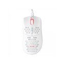 Wireless gaming mouse Nemesis M700 battery 8000 DPI 7P RGB LED programmable buttons white