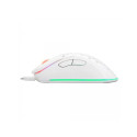 Wireless gaming mouse Nemesis M700 battery 8000 DPI 7P RGB LED programmable buttons white