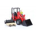 Bruder Schaffer compact loader with figure