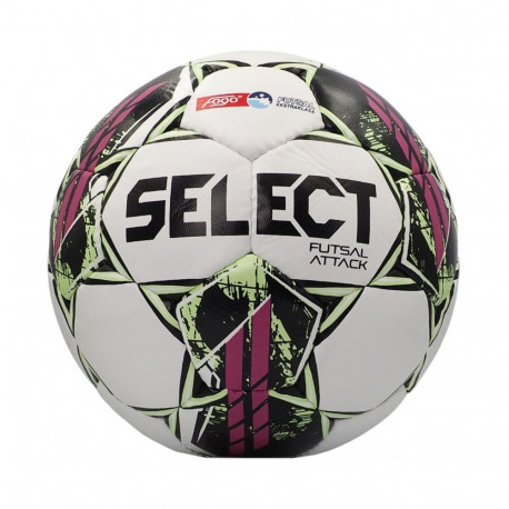 Select saalijalgpall Attack Fogo Ekstraklasa 18673 4, valge-roosa-roheline