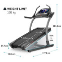 Treadmill NORDICTRACK COMMERCIAL X22 + iFit Coach membership 1 year