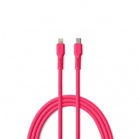 COLORUM cable USB-C - Lightning 1,8m 2,4A CK12-CL-02 xMagenta