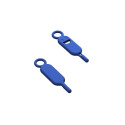 Key / needle for SIM card tray needle keychain blue