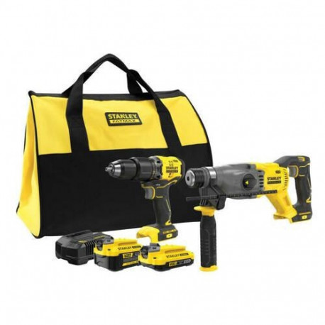 ST Komplektil V20 SFMCK216MDS (SFMCD715 + SFMCH900) 1x4.0Ah 1x2.0Ah