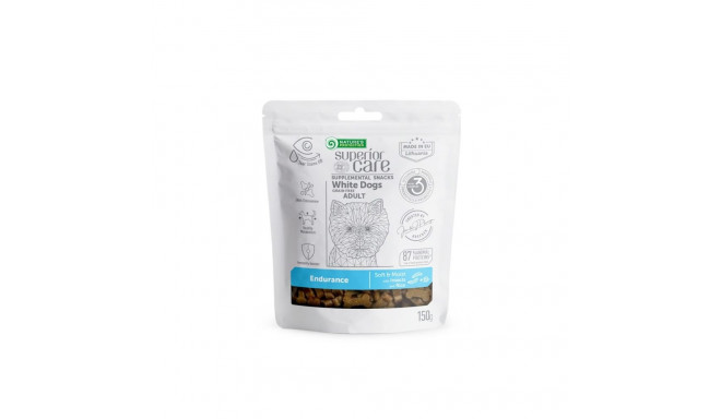 NATURE'S PROTECTION SC White Dogs Adult Endurance Insects Rice - dog treat - 150 g