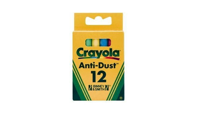 CRAYOLA 12 Kaļķa krītiņi krāsaini