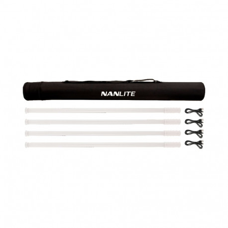 Nanlite valgustuskomplekt Pavotube T8-7X-4 ja Pavobulb 10C 4-pirni komplekt