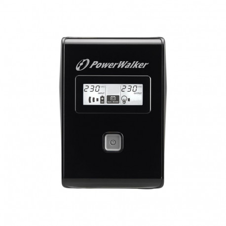 POWERWALK VI 650 LCD Line-Interactive UPS 650VA 2x SCHUKO, RJ11, USB, LCD