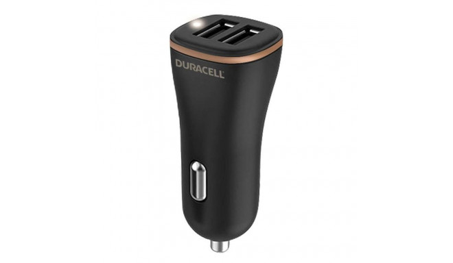 AUTO LAADIJA DURACELL 2XUSB-A 4.8A 27W