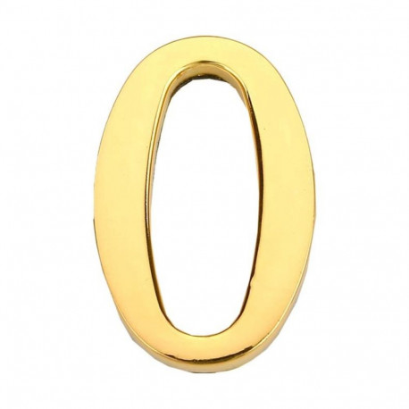 ukse number 0 GP-0 45MM kuldne